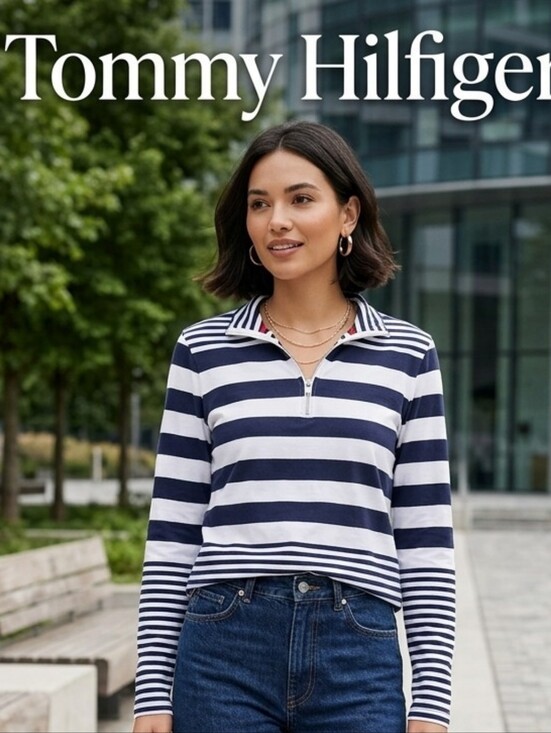 Tommy Hilfiger Sweaters - Tommy Hilfiger Y2K Golf Sweatshirt Size L As Is